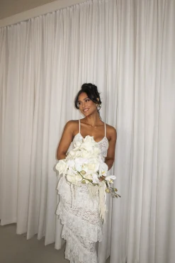 Ivory Feeling Of Forever Ruffle Dress*JLUXLABEL Sale