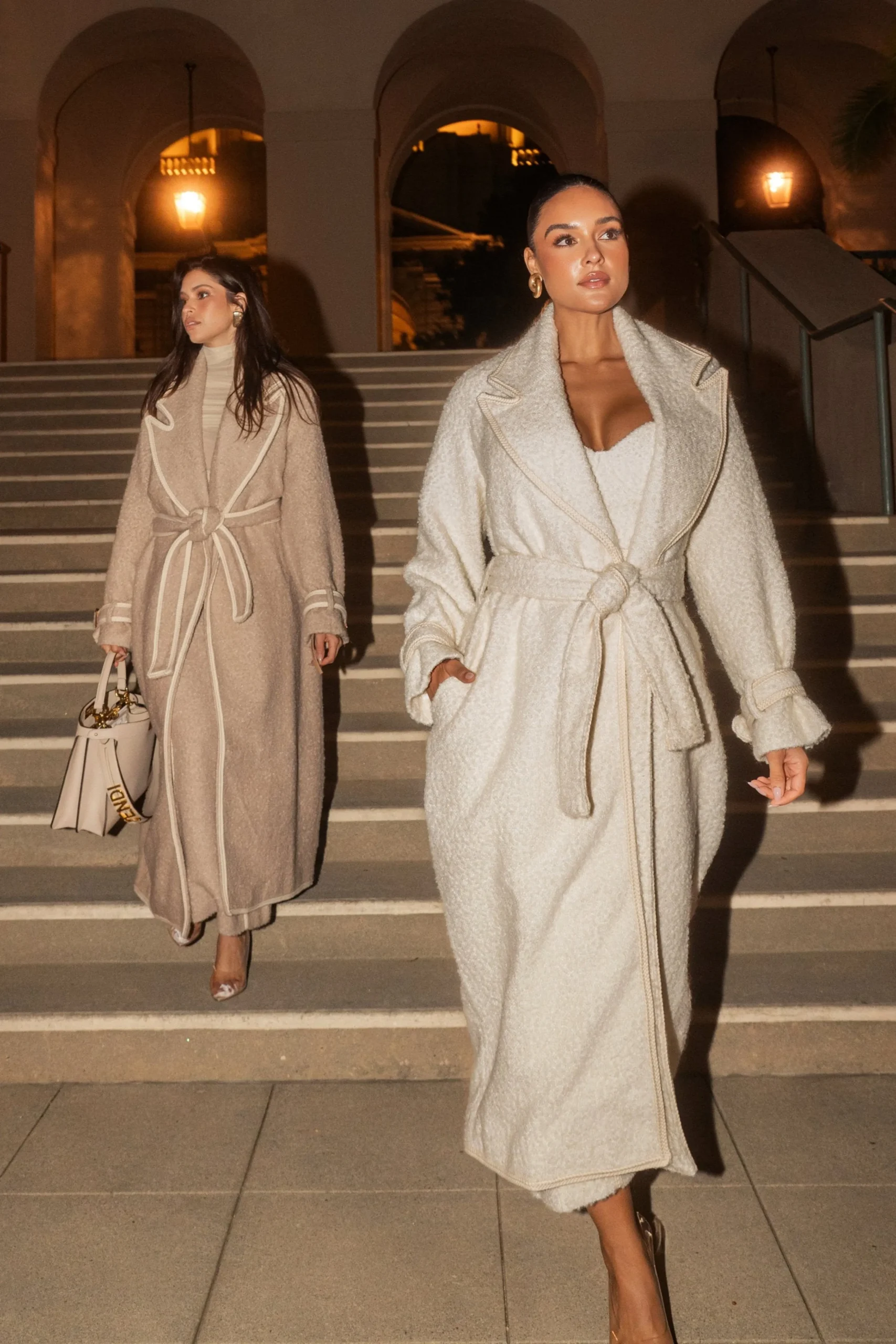 Ivory Fit For Success Boucle Coat*JLUXLABEL Hot