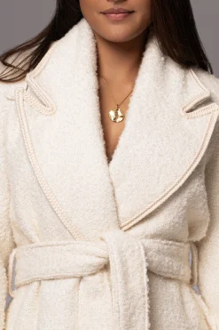 Ivory Fit For Success Boucle Coat*JLUXLABEL Hot