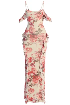 Ivory Floral Maude Maxi Dress*JLUXLABEL Fashion