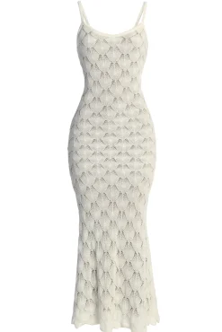 Ivory Gabriela Knit Maxi Dress*JLUXLABEL New