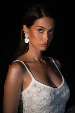 Ivory Gabriela Knit Maxi Dress*JLUXLABEL New