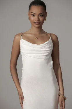 Ivory Getaway Linen Maxi Dress*JLUXLABEL Discount