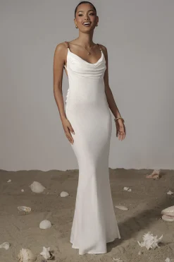 Ivory Getaway Linen Maxi Dress*JLUXLABEL Discount