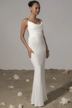 Ivory Getaway Linen Maxi Dress*JLUXLABEL Discount