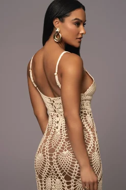 Ivory Great Escape Crochet Maxi Dress*JLUXLABEL Hot