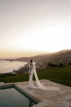 Ivory Infinite Love Satin Gown*JLUXLABEL Online