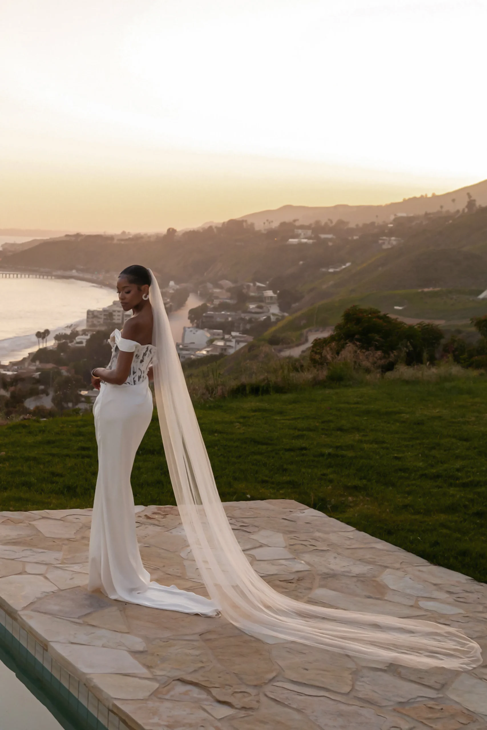 Ivory Infinite Love Satin Gown*JLUXLABEL Online