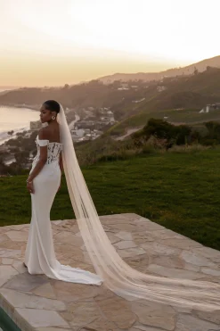 Ivory Infinite Love Satin Gown*JLUXLABEL Online