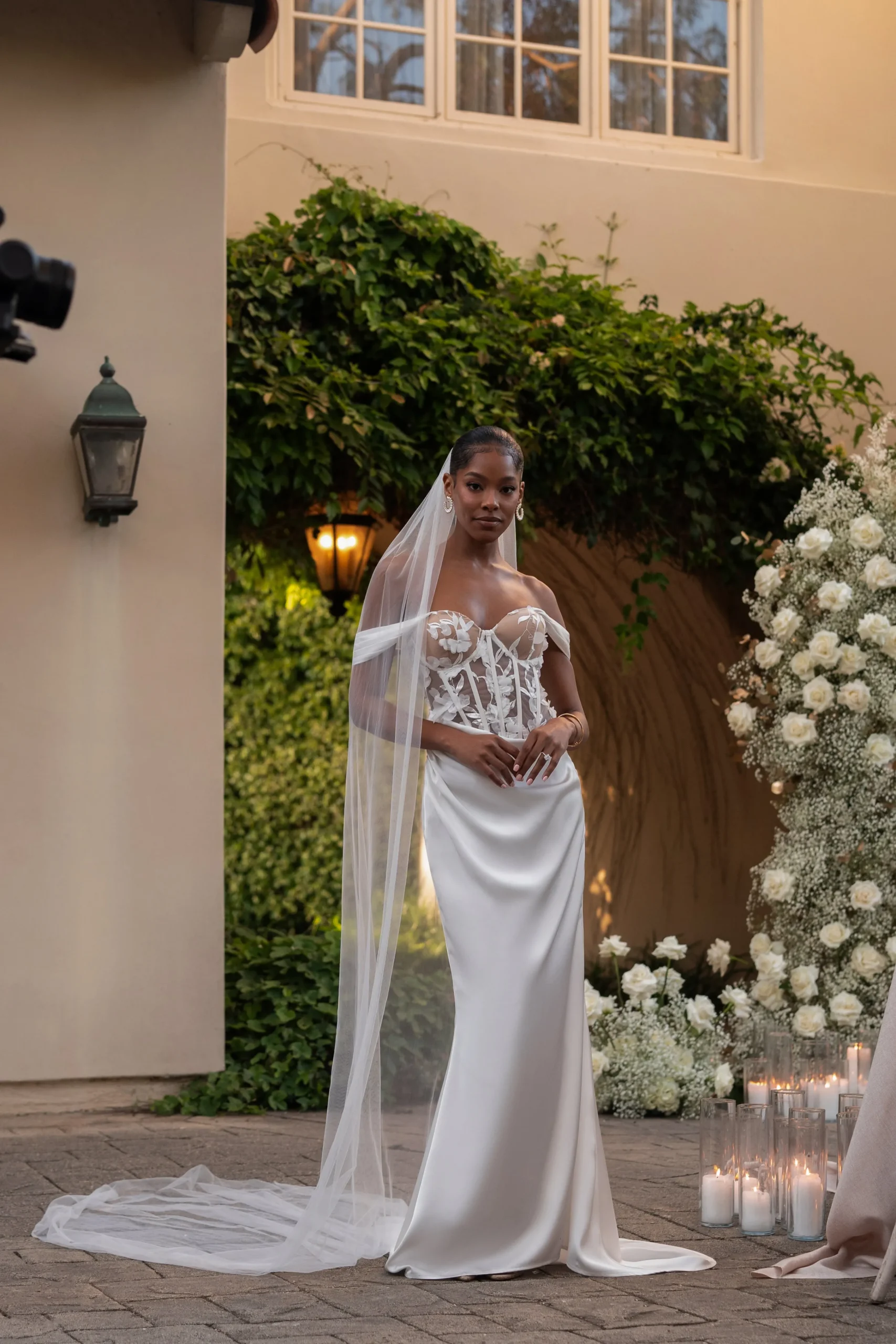 Ivory Infinite Love Satin Gown*JLUXLABEL Online