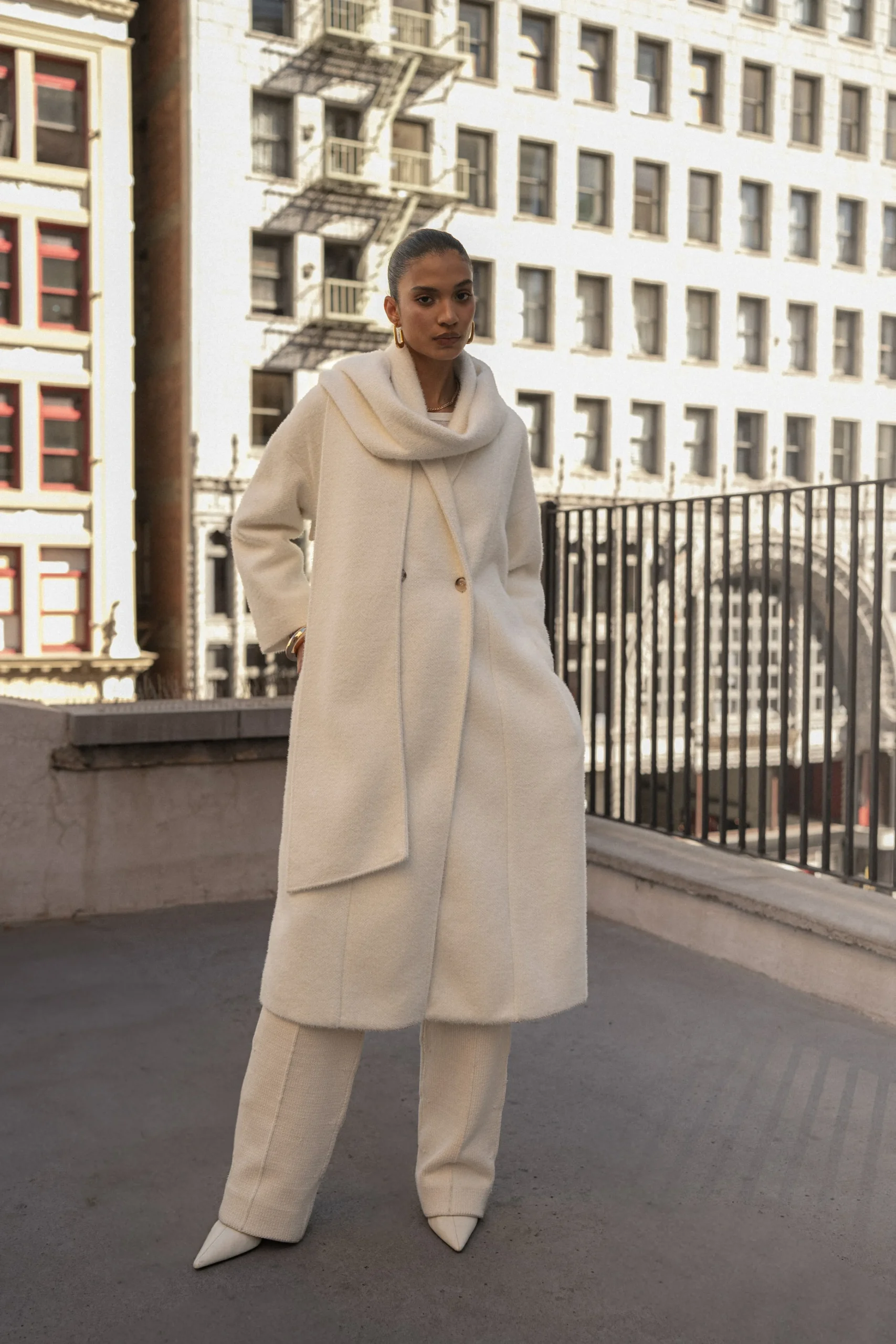 Ivory Jonah Coat*JLUXLABEL Online