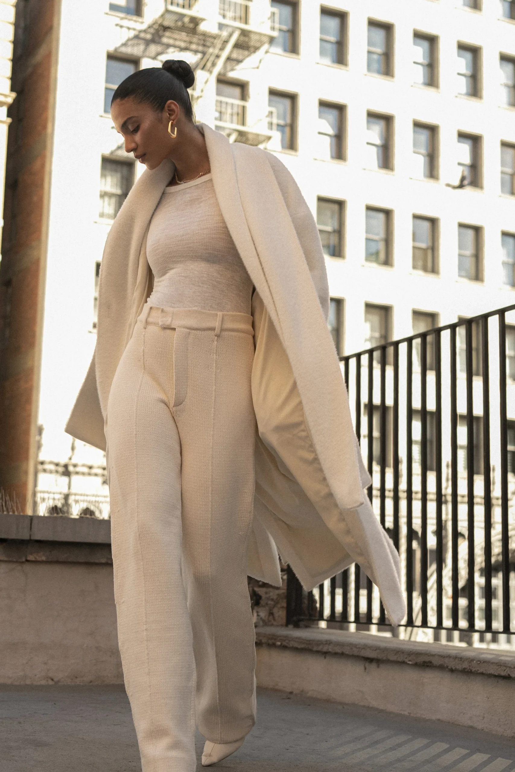 Ivory Jonah Coat*JLUXLABEL Online