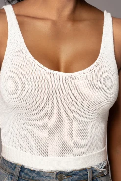 Ivory Juliette Knit Belted One Piece*JLUXLABEL Best