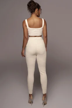 Ivory Juniper Chenille Sweater Pant*JLUXLABEL New