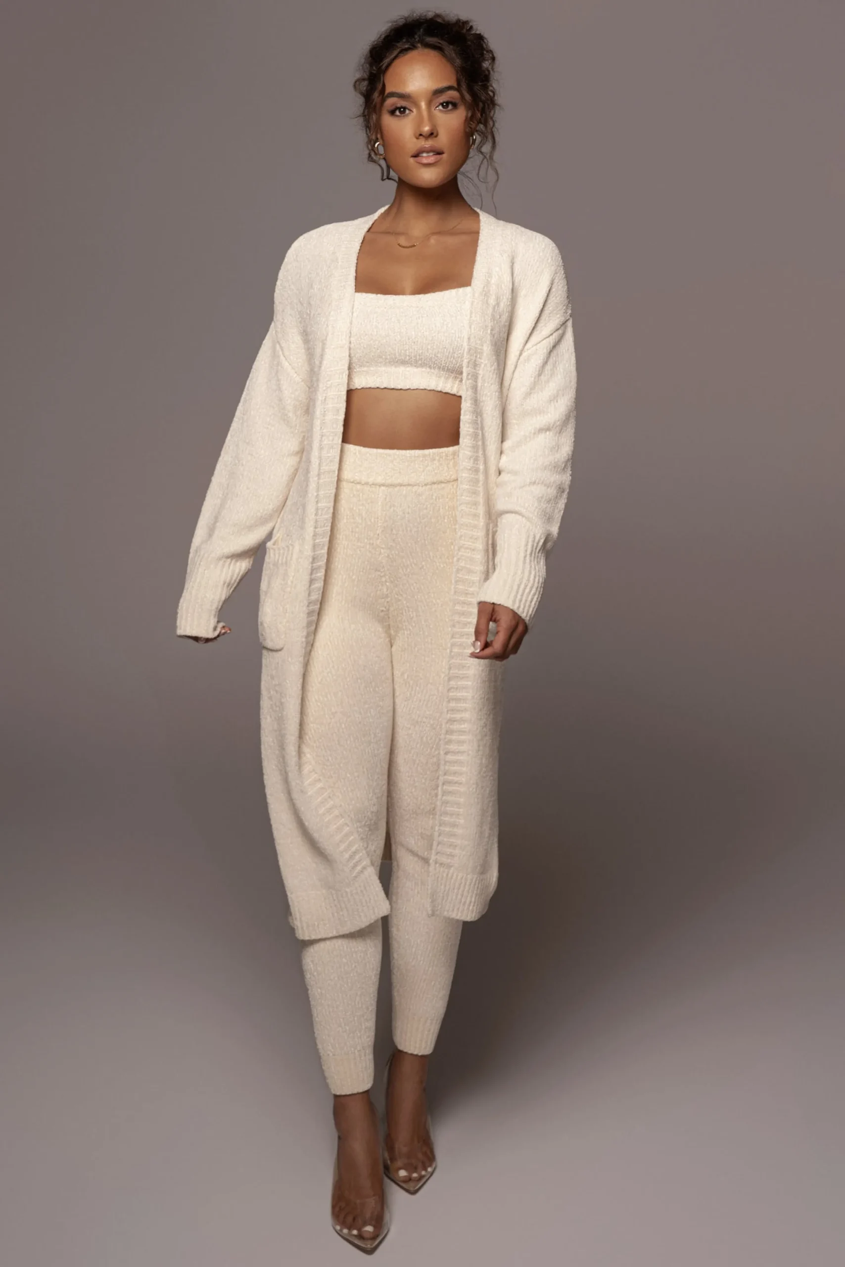 Ivory Juniper Chenille Sweater Pant*JLUXLABEL New