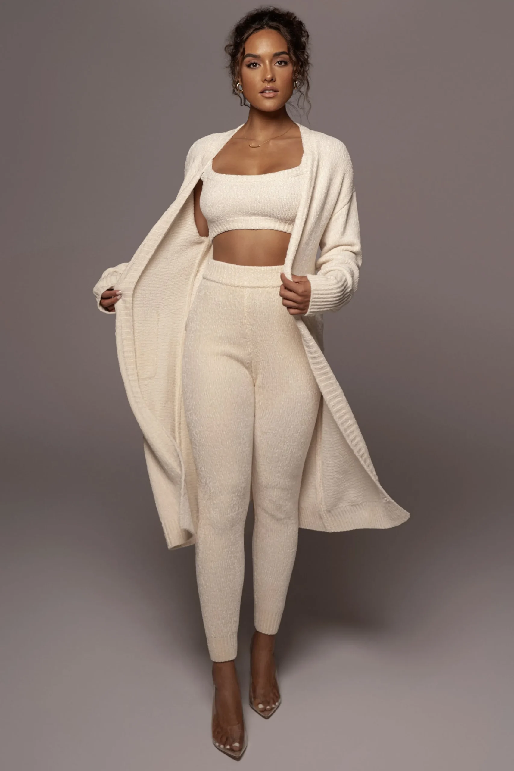 Ivory Juniper Chenille Sweater Pant*JLUXLABEL New