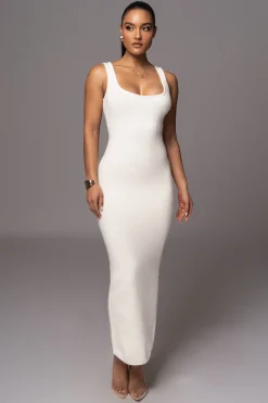 Ivory Karolina Knit Maxi Dress*JLUXLABEL New