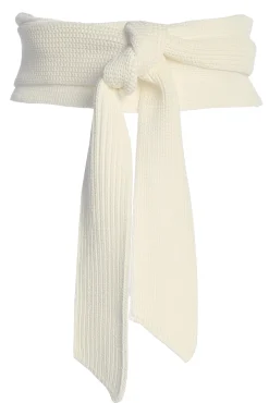 Ivory Lagos Knit Belt*JLUXLABEL Online