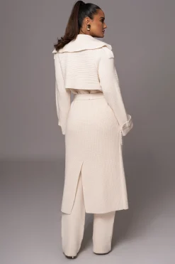 Ivory Maxinne Knit Coat*JLUXLABEL Online