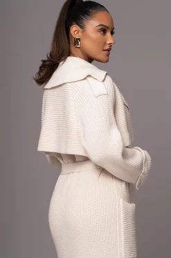 Ivory Maxinne Knit Coat*JLUXLABEL Online