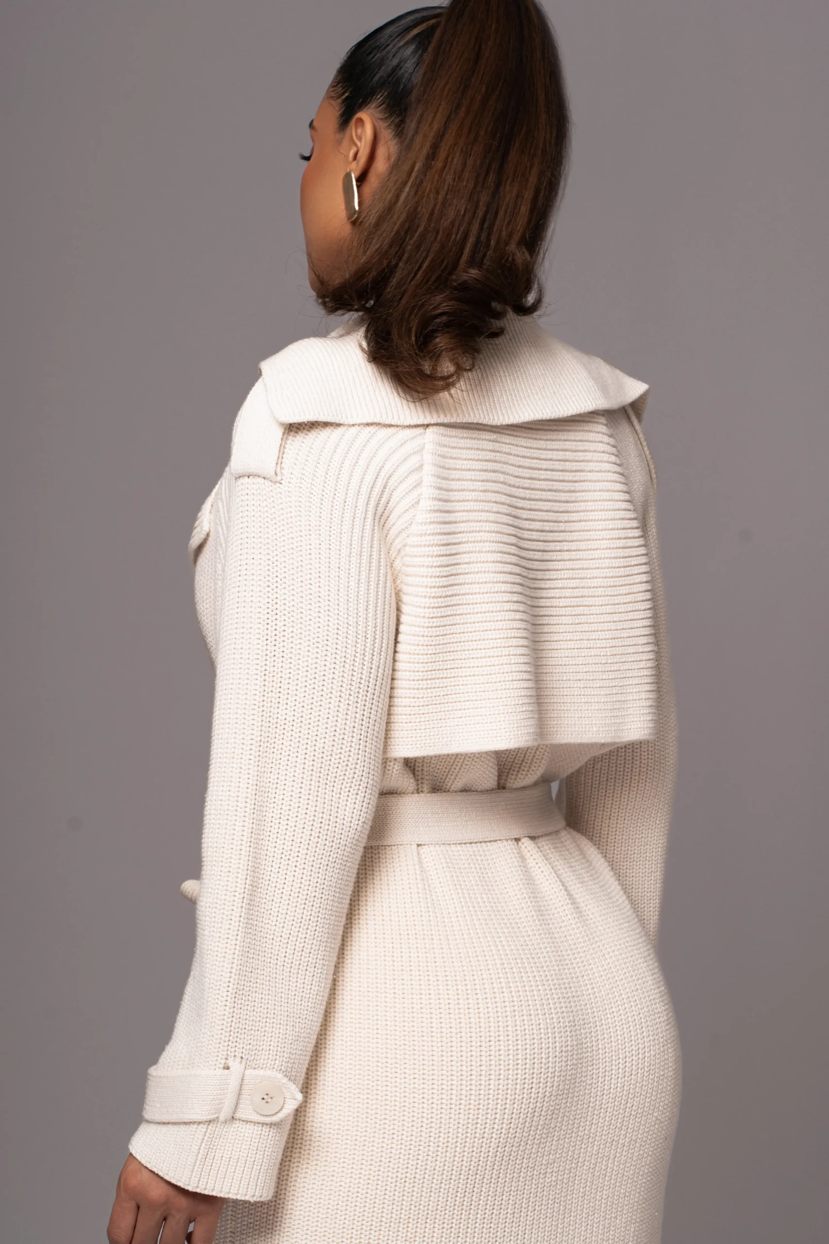 Ivory Maxinne Knit Coat*JLUXLABEL Online