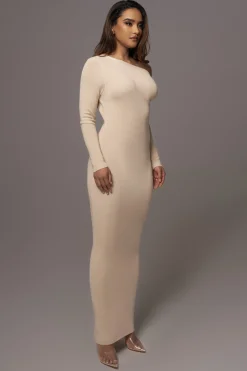 Ivory Night Shimmers Asymmetrical Maxi Dress*JLUXLABEL Online