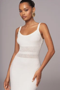 Ivory Palm Springs Knit Maxi Dress*JLUXLABEL Clearance