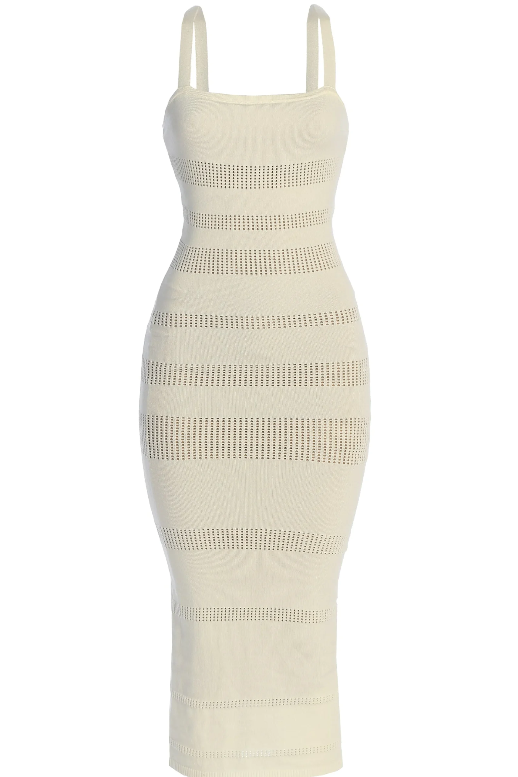 Ivory Sandy Shores Knit Midi Dress*JLUXLABEL Sale