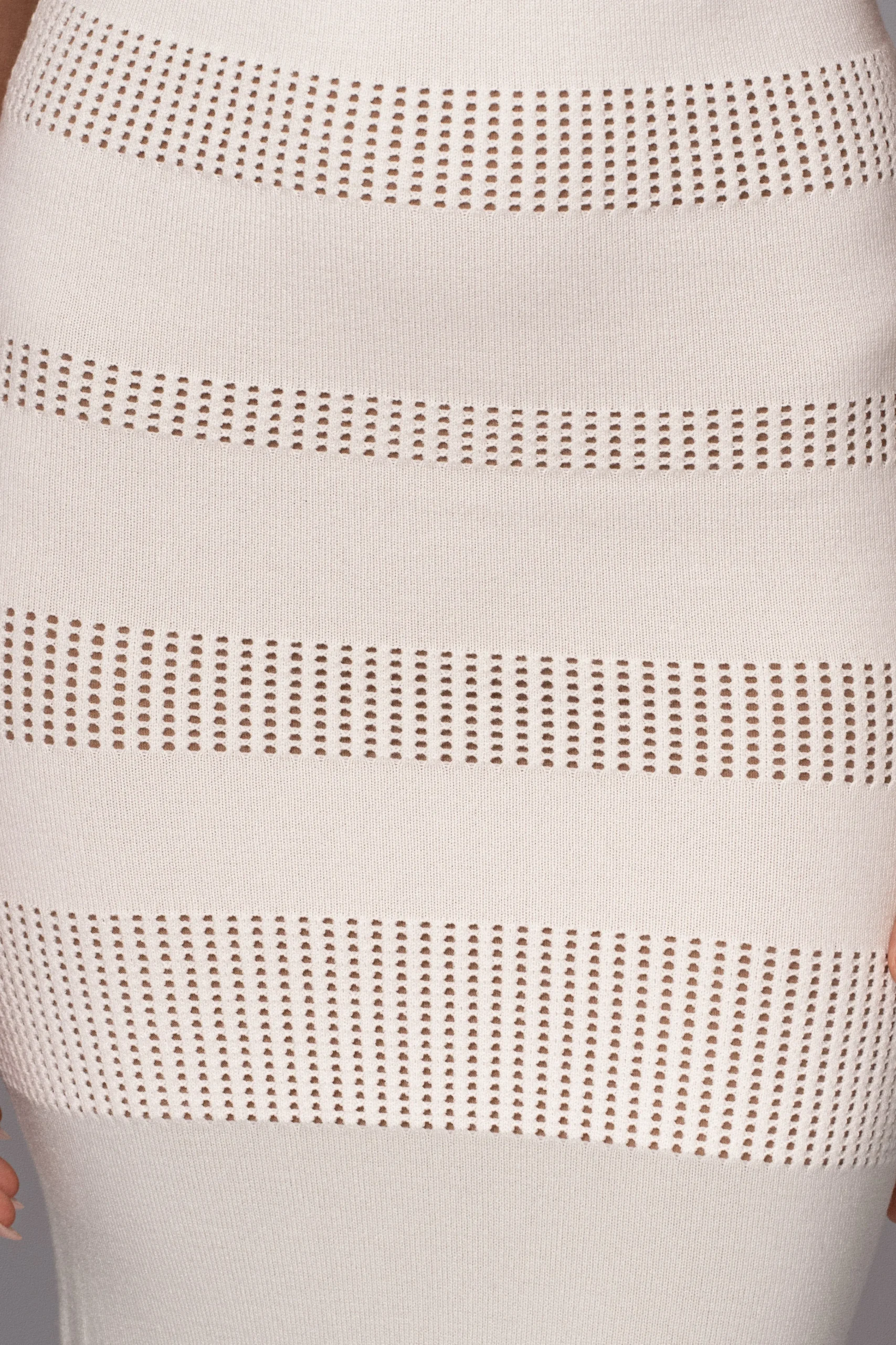 Ivory Sandy Shores Knit Midi Dress*JLUXLABEL Sale