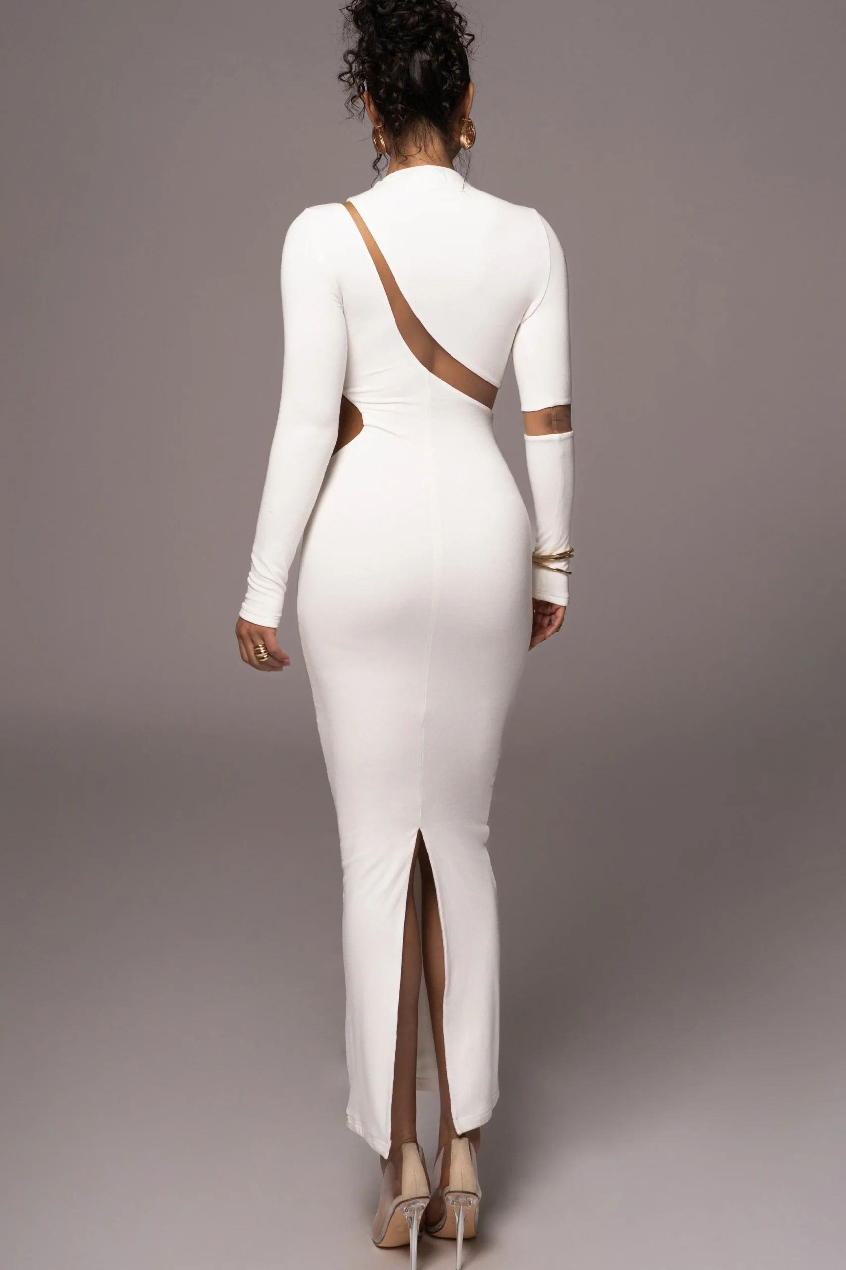 Ivory Show Stopper High Neck Dress*JLUXLABEL Fashion