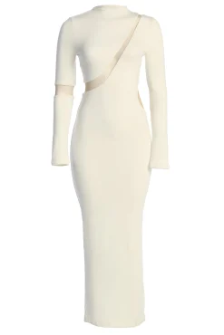 Ivory Show Stopper High Neck Dress*JLUXLABEL Fashion