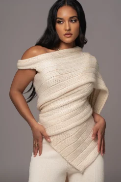 Ivory Soft Life Cable Knit Sweater Top*JLUXLABEL Fashion