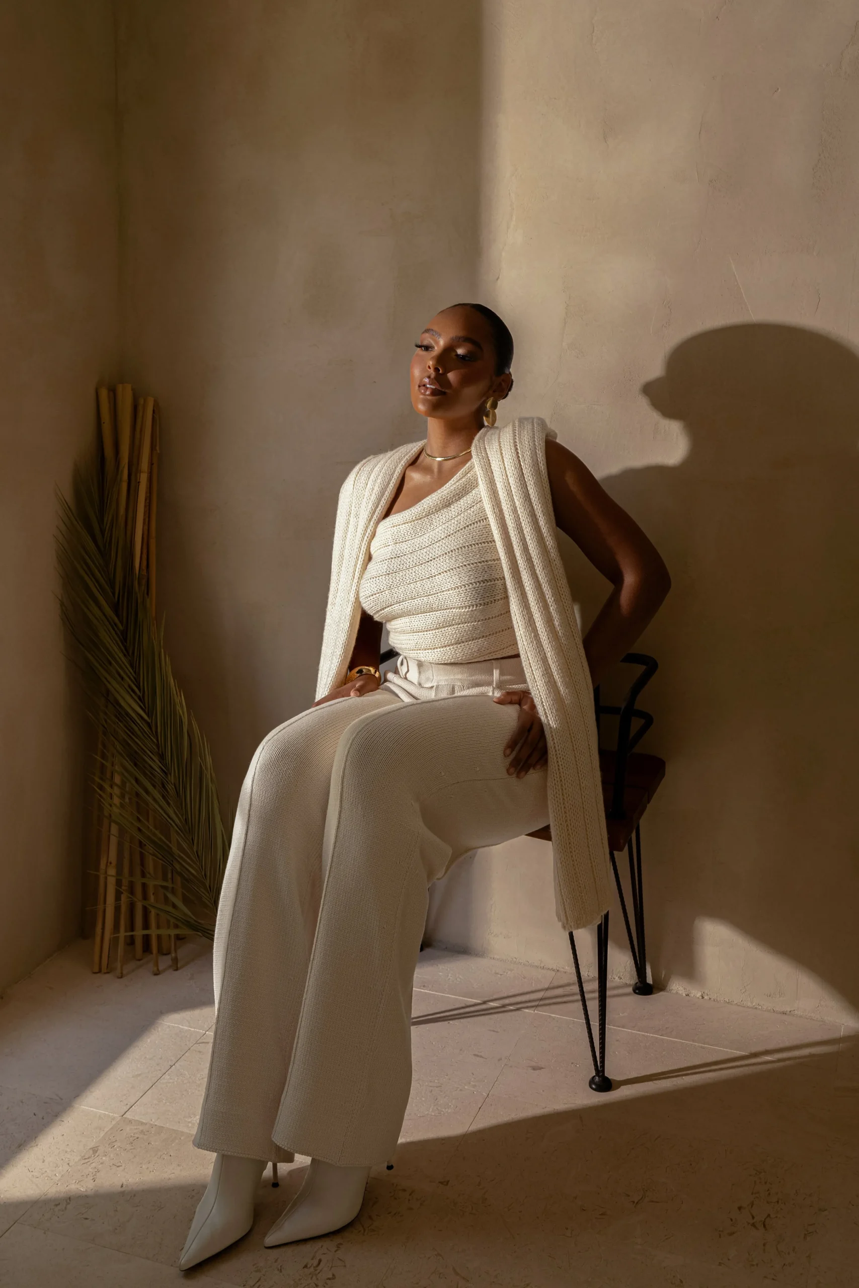 Ivory Soft Life Cable Knit Sweater Top*JLUXLABEL Fashion