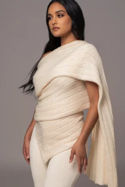 Ivory Soft Life Cable Knit Sweater Top*JLUXLABEL Fashion