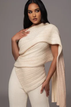 Ivory Soft Life Cable Knit Sweater Top*JLUXLABEL Fashion