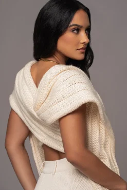 Ivory Soft Life Cable Knit Sweater Top*JLUXLABEL Fashion