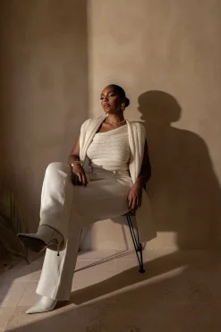 Ivory Soft Life Cable Knit Sweater Top*JLUXLABEL Fashion