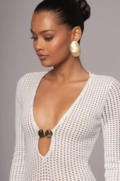 Ivory Sol Sweater Knit Dress*JLUXLABEL Discount