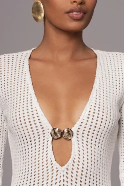 Ivory Sol Sweater Knit Dress*JLUXLABEL Discount