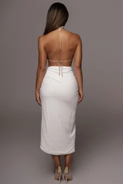 Ivory Spring Ruched Linen Skirt*JLUXLABEL Discount