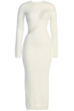 Ivory Toni Knit Maxi Dress*JLUXLABEL Hot