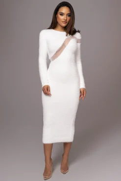 Ivory Toni Knit Maxi Dress*JLUXLABEL Hot