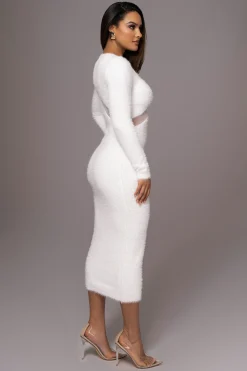 Ivory Toni Knit Maxi Dress*JLUXLABEL Hot