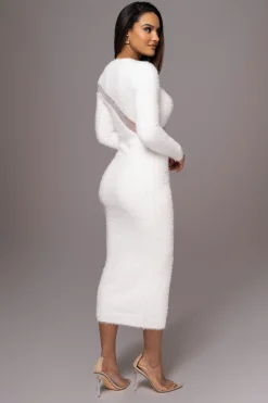 Ivory Toni Knit Maxi Dress*JLUXLABEL Hot