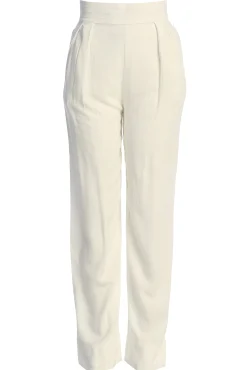 Ivory Villa Views Linen Trousers*JLUXLABEL Discount