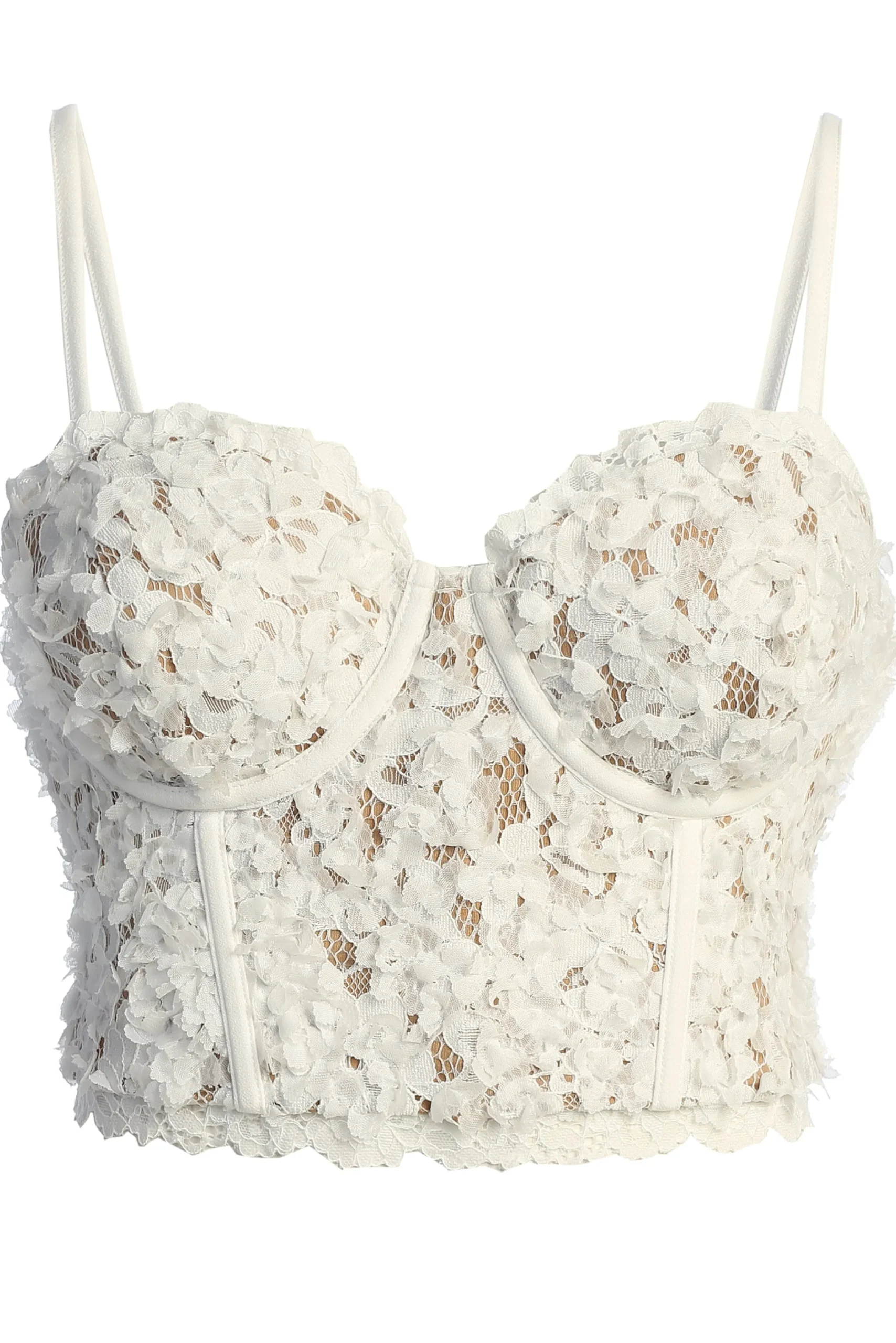 Ivory Yours Truly Lace Corset*JLUXLABEL Outlet