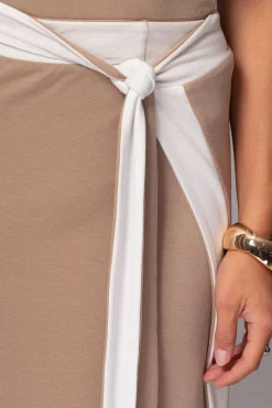 Ivory/Beige Kamie Reversible Skirt Set*JLUXLABEL Best