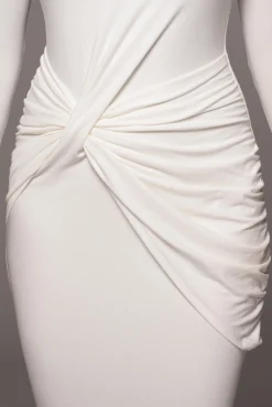 Jluxbasix Ivory Modern Lovers Midi Dress*JLUXLABEL Clearance