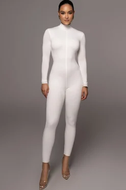 Jluxbasix White Raisa Jumpsuit*JLUXLABEL Hot