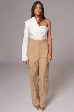 Khaki Double Take Cargo Pants*JLUXLABEL Fashion